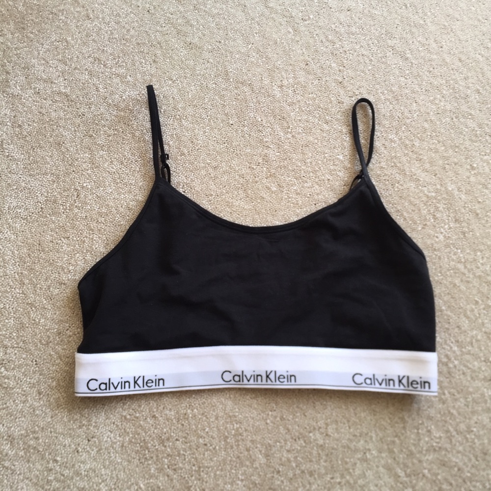 Calvin Klein black sports bra!
